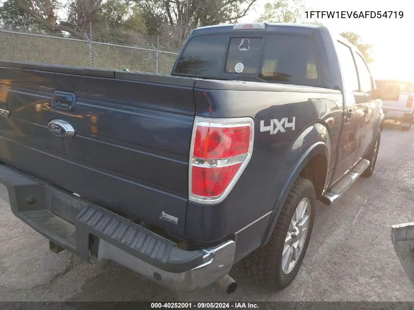 1FTFW1EV6AFD54719 2010 Ford F-150 Supercrew