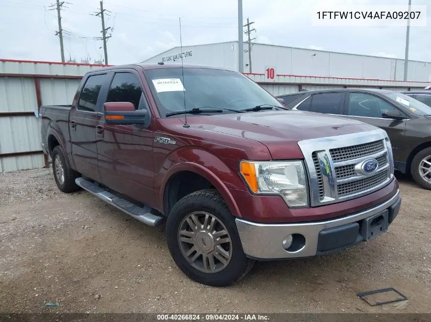 2010 Ford F-150 Fx2 Sport/Harley-Davidson/King Ranch/Lariat/Platinum/Xl/Xlt VIN: 1FTFW1CV4AFA09207 Lot: 40266824