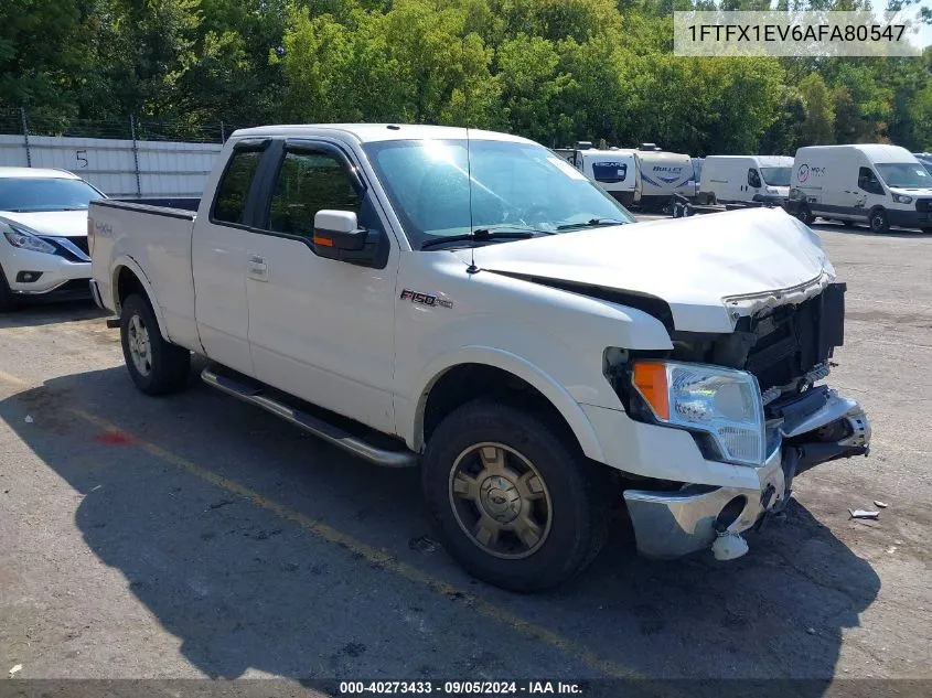 1FTFX1EV6AFA80547 2010 Ford F-150 Fx4/Lariat/Xl/Xlt