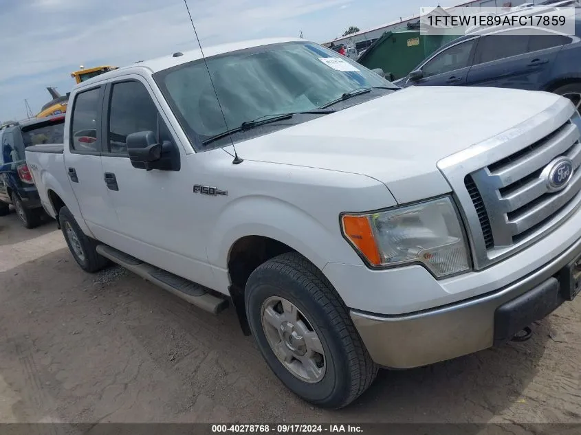 2010 Ford F-150 Xl/Xlt VIN: 1FTEW1E89AFC17859 Lot: 40278768