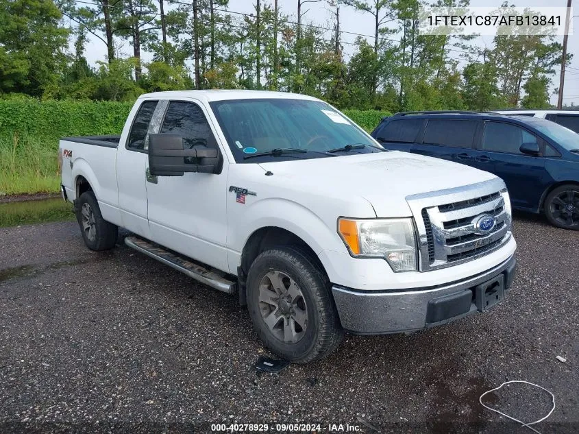 1FTEX1C87AFB13841 2010 Ford F150 Super Cab