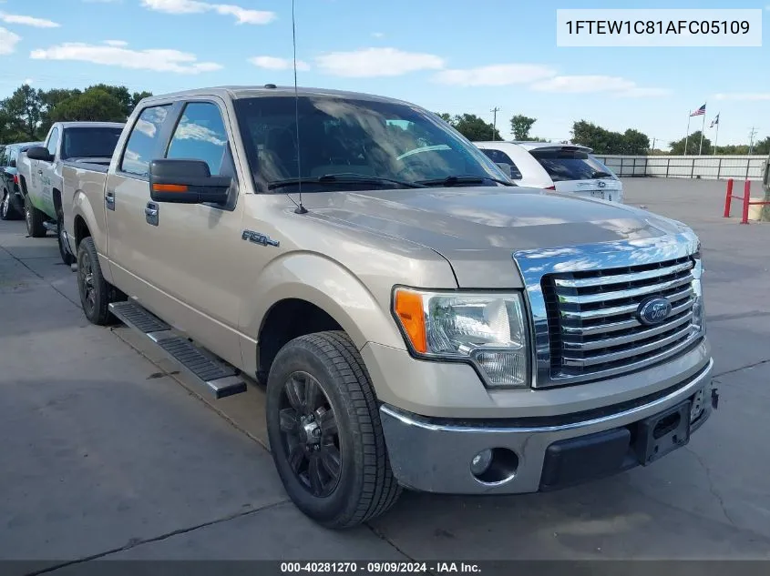 1FTEW1C81AFC05109 2010 Ford F-150 Xlt