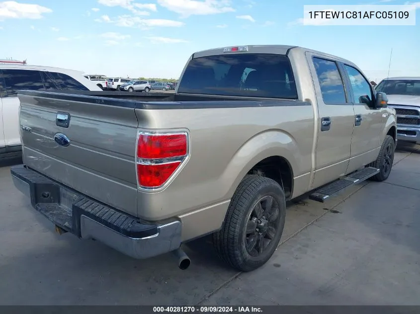 1FTEW1C81AFC05109 2010 Ford F-150 Xlt