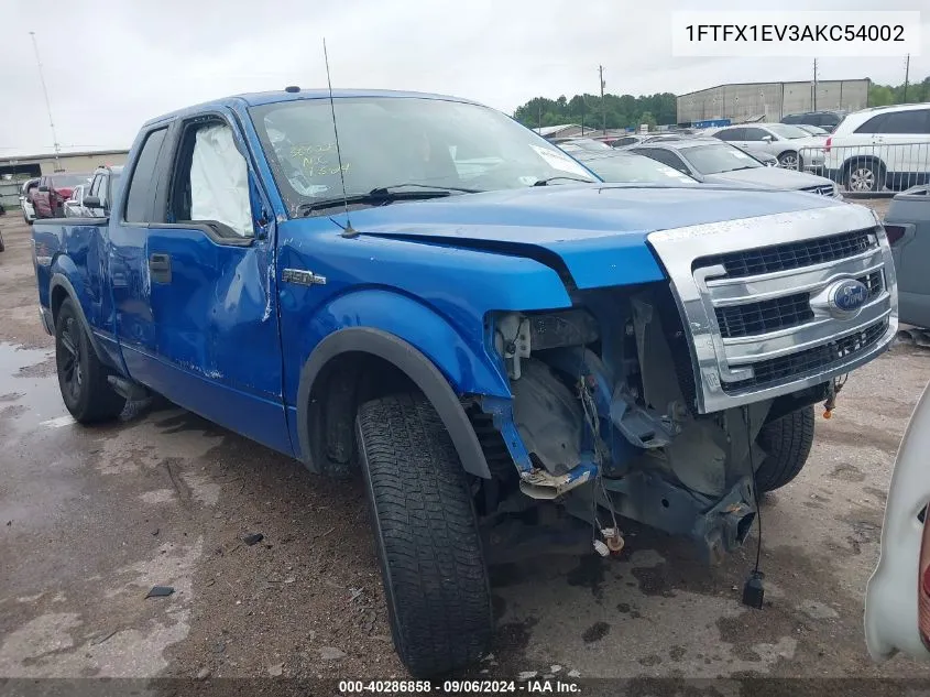 2010 Ford F-150 Fx4/Lariat/Xl/Xlt VIN: 1FTFX1EV3AKC54002 Lot: 40286858