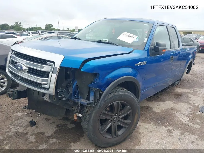 2010 Ford F-150 Fx4/Lariat/Xl/Xlt VIN: 1FTFX1EV3AKC54002 Lot: 40286858