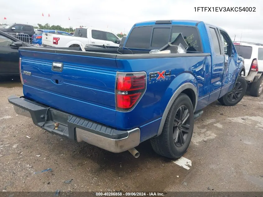 2010 Ford F-150 Fx4/Lariat/Xl/Xlt VIN: 1FTFX1EV3AKC54002 Lot: 40286858