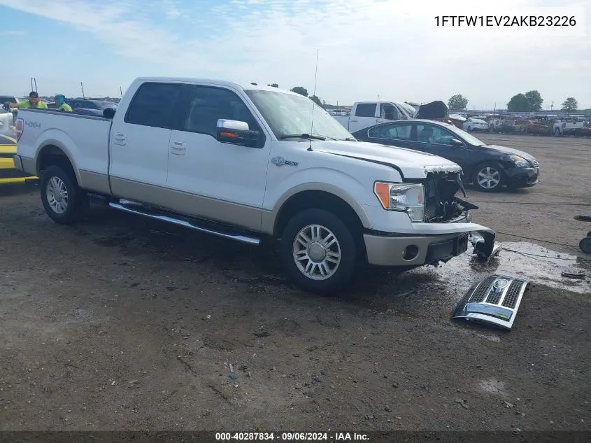 2010 Ford F-150 Fx4/Harley-Davidson/King Ranch/Lariat/Platinum/Xl/Xlt VIN: 1FTFW1EV2AKB23226 Lot: 40287834