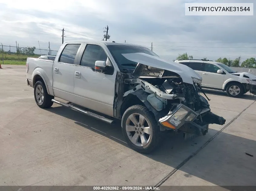 2010 Ford F-150 Fx2 Sport/Harley-Davidson/King Ranch/Lariat/Platinum/Xl/Xlt VIN: 1FTFW1CV7AKE31544 Lot: 40292862