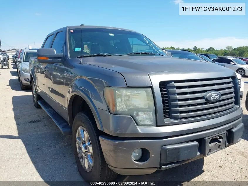 2010 Ford F-150 Fx2 Sport/Harley-Davidson/King Ranch/Lariat/Platinum/Xl/Xlt VIN: 1FTFW1CV3AKC01273 Lot: 40293689