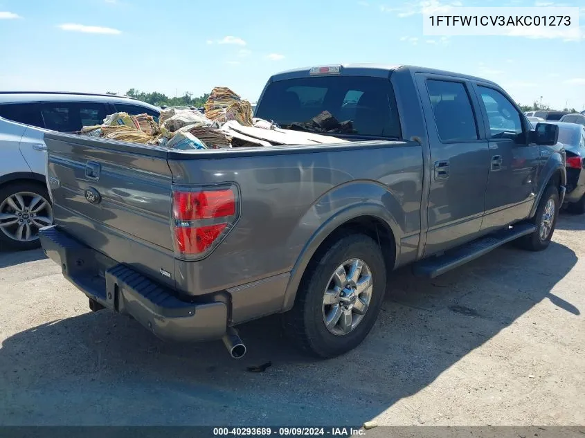 2010 Ford F-150 Fx2 Sport/Harley-Davidson/King Ranch/Lariat/Platinum/Xl/Xlt VIN: 1FTFW1CV3AKC01273 Lot: 40293689