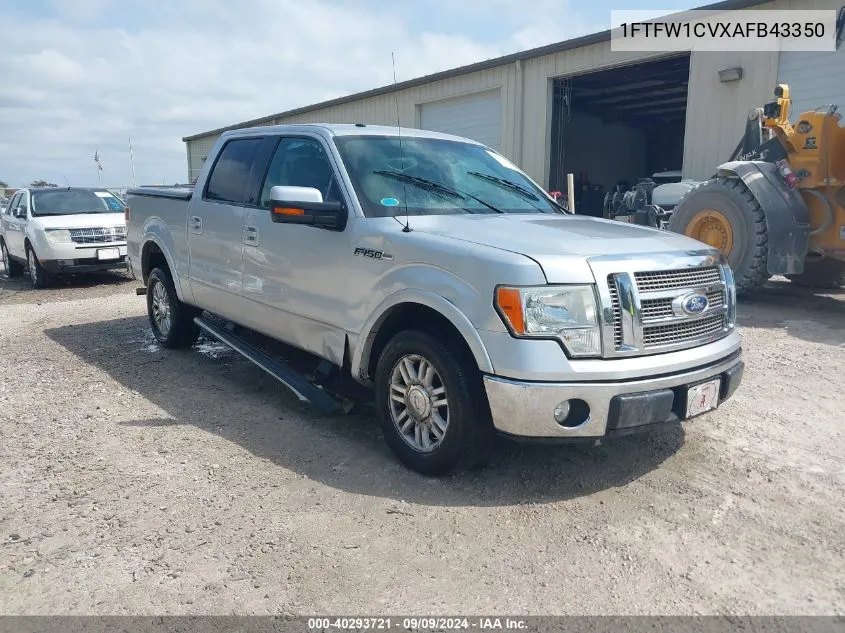 1FTFW1CVXAFB43350 2010 Ford F-150 Fx2 Sport/Harley-Davidson/King Ranch/Lariat/Platinum/Xl/Xlt