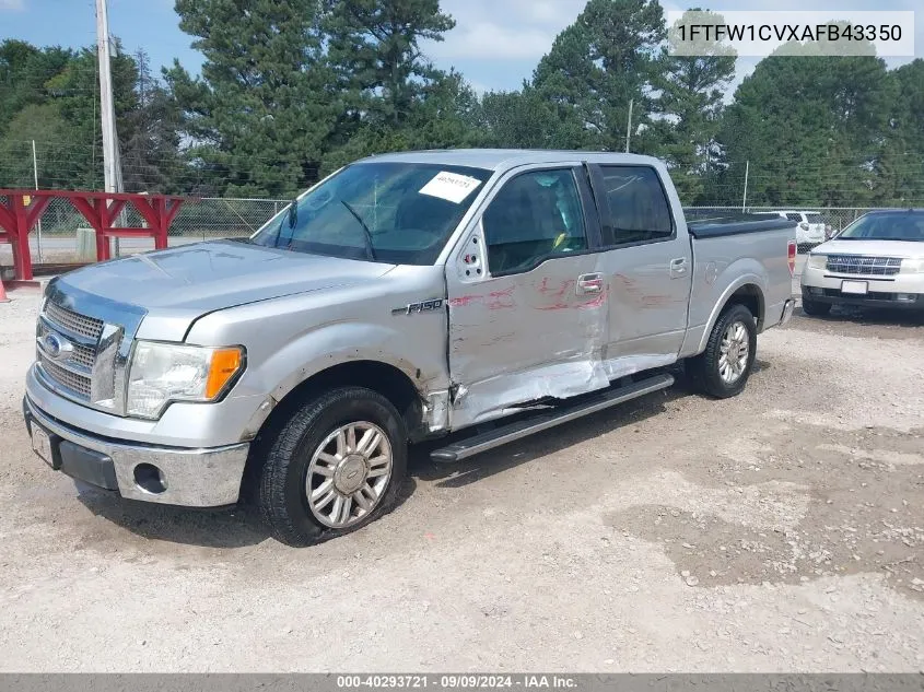 2010 Ford F-150 Fx2 Sport/Harley-Davidson/King Ranch/Lariat/Platinum/Xl/Xlt VIN: 1FTFW1CVXAFB43350 Lot: 40293721