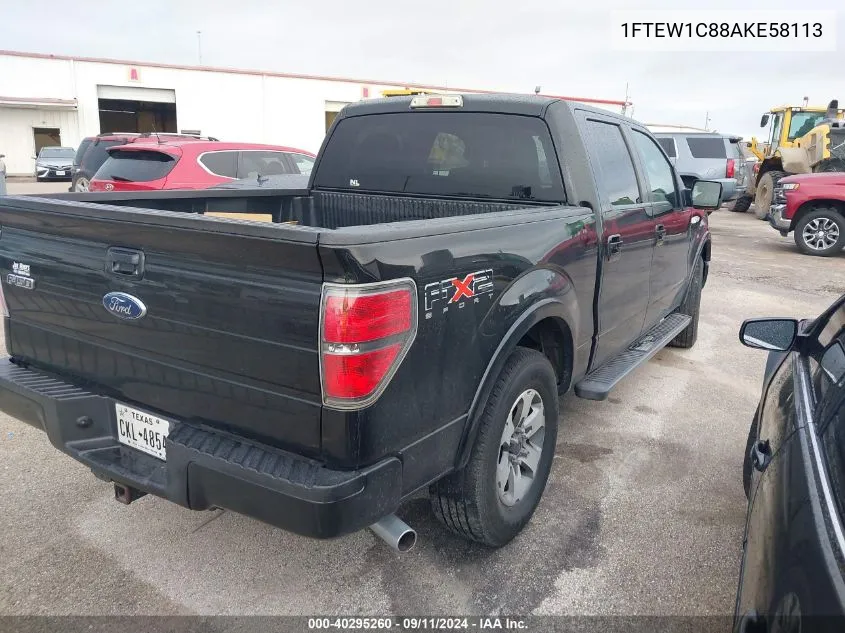 1FTEW1C88AKE58113 2010 Ford F-150 Fx2 Sport/Xl/Xlt