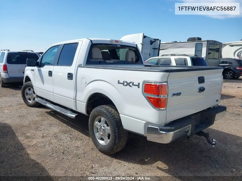 2010 Ford F-150 Fx4/Harley-Davidson/King Ranch/Lariat/Platinum/Xl/Xlt VIN: 1FTFW1EV8AFC56887 Lot: 40299023