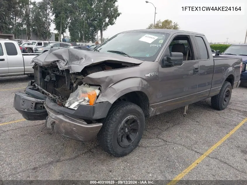 1FTEX1CW4AKE24164 2010 Ford F-150 Xl