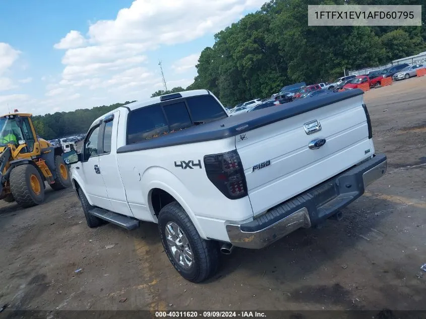 2010 Ford F-150 Fx4/Lariat/Xl/Xlt VIN: 1FTFX1EV1AFD60795 Lot: 40311620