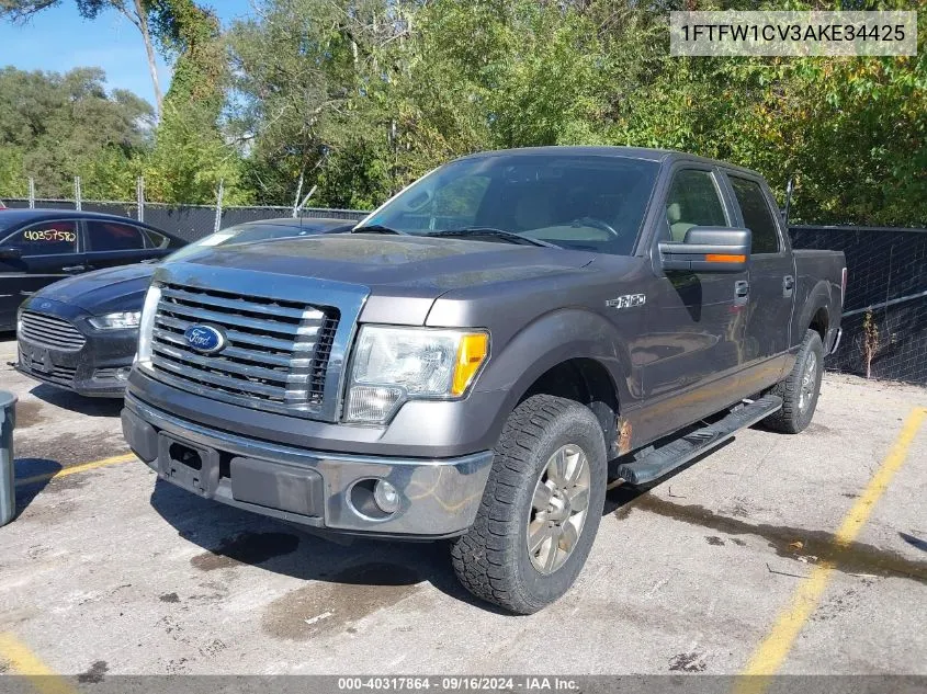 2010 Ford F-150 Fx2 Sport/Harley-Davidson/King Ranch/Lariat/Platinum/Xl/Xlt VIN: 1FTFW1CV3AKE34425 Lot: 40317864