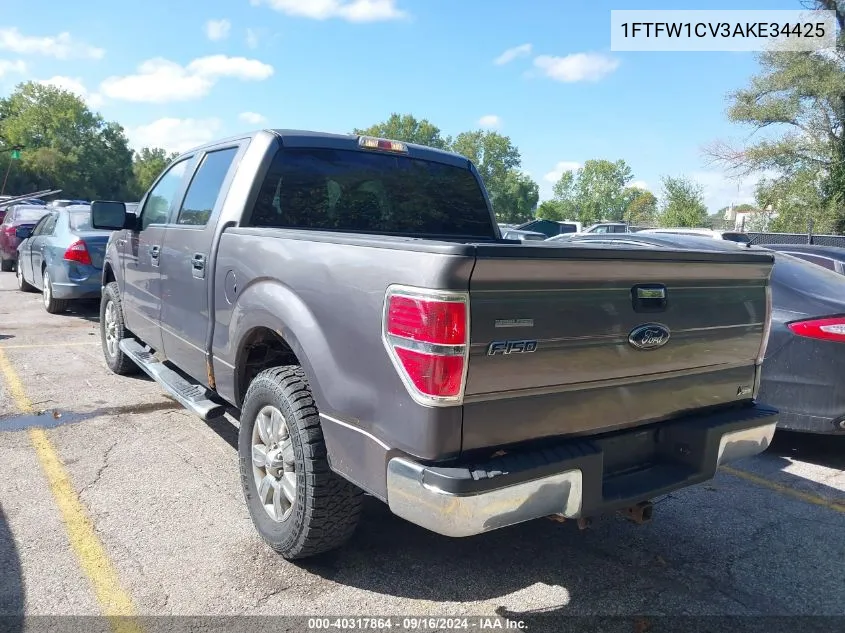 2010 Ford F-150 Fx2 Sport/Harley-Davidson/King Ranch/Lariat/Platinum/Xl/Xlt VIN: 1FTFW1CV3AKE34425 Lot: 40317864