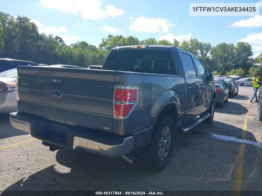 2010 Ford F-150 Fx2 Sport/Harley-Davidson/King Ranch/Lariat/Platinum/Xl/Xlt VIN: 1FTFW1CV3AKE34425 Lot: 40317864