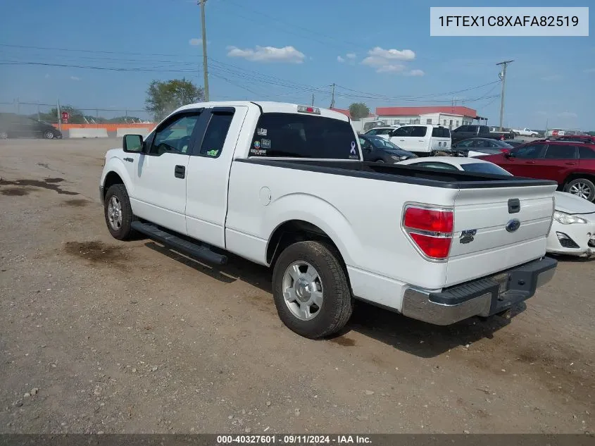 2010 Ford F-150 Fx2 Sport/Stx/Xl/Xlt VIN: 1FTEX1C8XAFA82519 Lot: 40327601