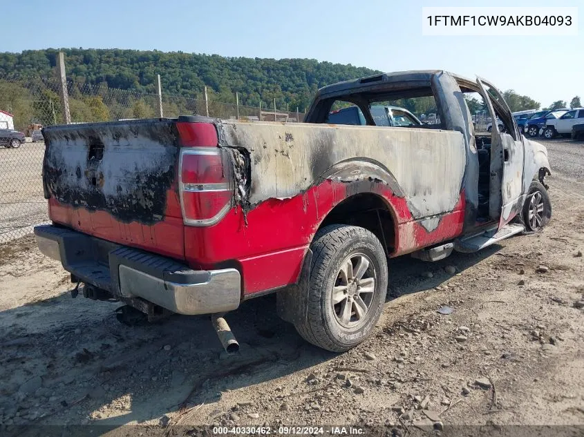 2010 Ford F-150 Stx/Xl/Xlt VIN: 1FTMF1CW9AKB04093 Lot: 40330462