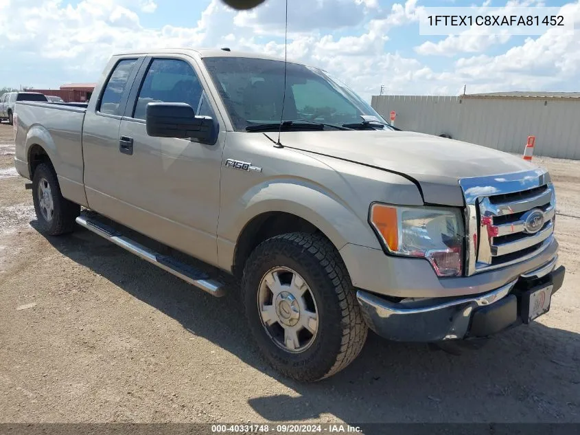 1FTEX1C8XAFA81452 2010 Ford F-150 Fx2 Sport/Stx/Xl/Xlt