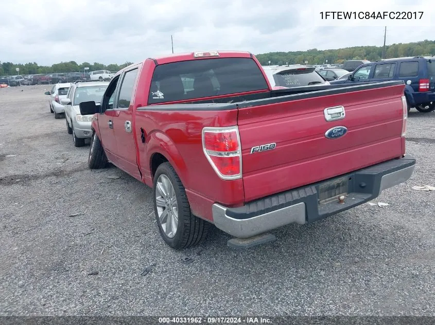 1FTEW1C84AFC22017 2010 Ford F-150 Fx2 Sport/Xl/Xlt