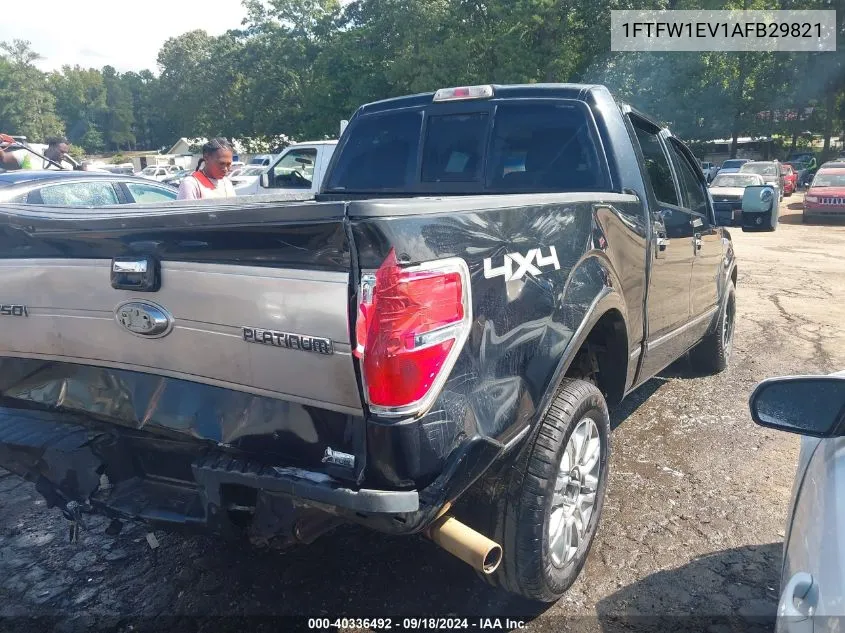 2010 Ford F-150 Fx4/Harley-Davidson/King Ranch/Lariat/Platinum/Xl/Xlt VIN: 1FTFW1EV1AFB29821 Lot: 40336492