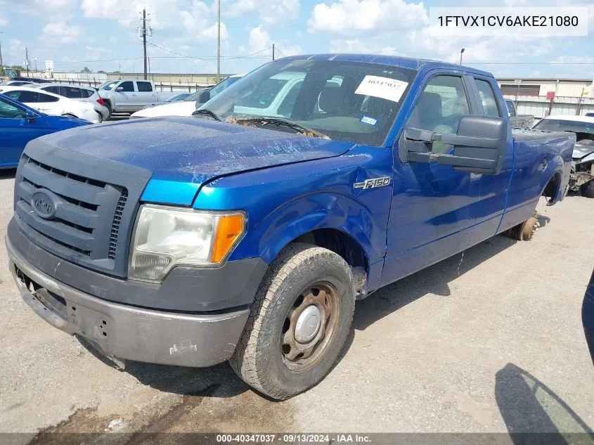 1FTVX1CV6AKE21080 2010 Ford F150 Super Cab