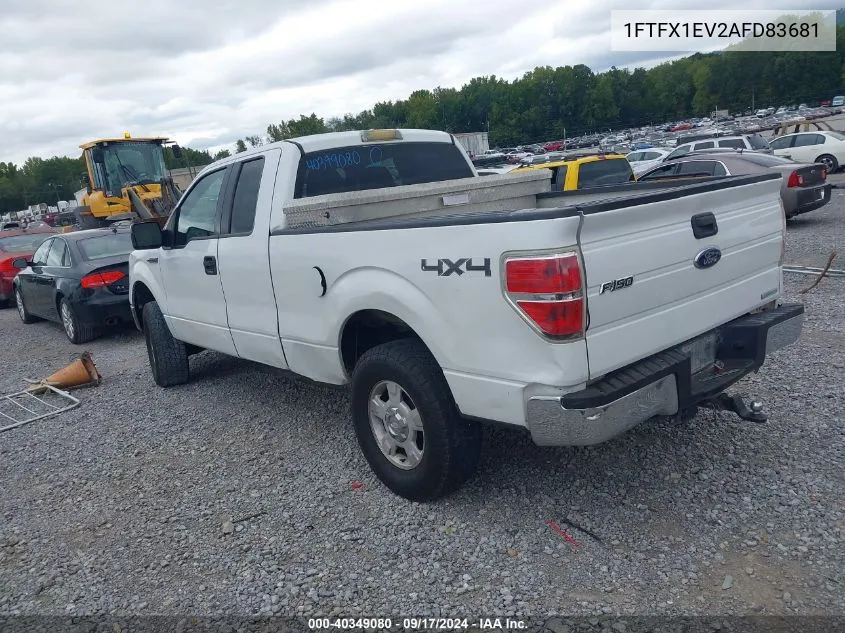 1FTFX1EV2AFD83681 2010 Ford F-150 Fx4/Lariat/Xl/Xlt