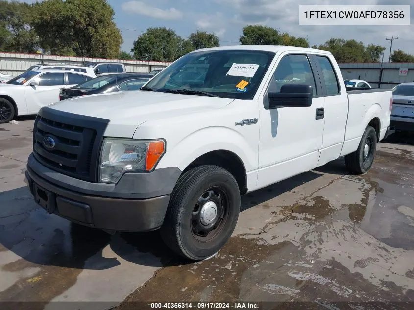 1FTEX1CW0AFD78356 2010 Ford F-150 Stx/Xl