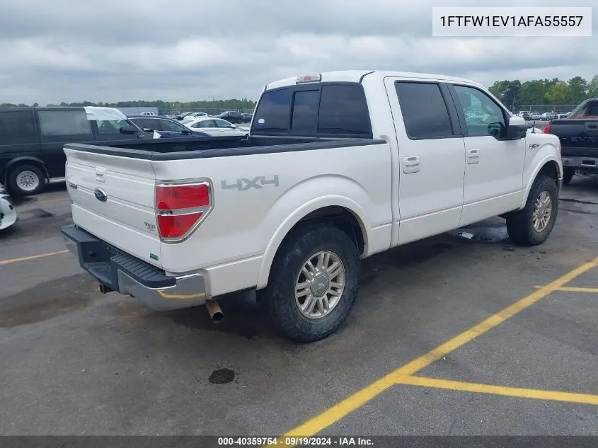 2010 Ford F-150 Fx4/Harley-Davidson/King Ranch/Lariat/Platinum/Xl/Xlt VIN: 1FTFW1EV1AFA55557 Lot: 40359754