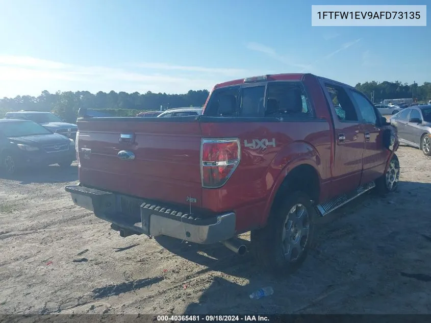 1FTFW1EV9AFD73135 2010 Ford F150 Supercrew