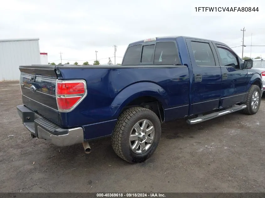 2010 Ford F-150 Fx2 Sport/Harley-Davidson/King Ranch/Lariat/Platinum/Xl/Xlt VIN: 1FTFW1CV4AFA80844 Lot: 40369618