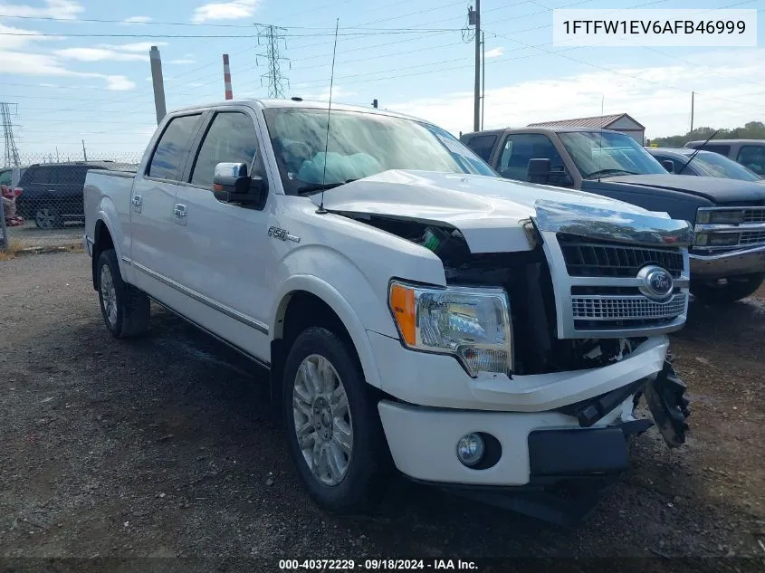 1FTFW1EV6AFB46999 2010 Ford F-150 Fx4/Harley-Davidson/King Ranch/Lariat/Platinum/Xl/Xlt