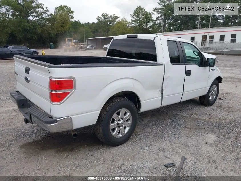 1FTEX1C82AFC53442 2010 Ford F-150 Super Cab