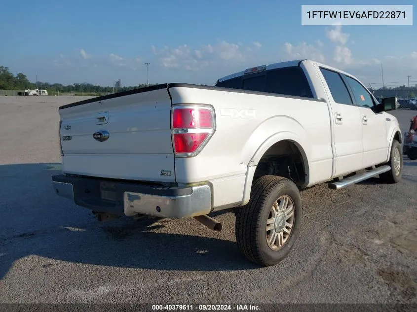 2010 Ford F-150 Fx4/Harley-Davidson/King Ranch/Lariat/Platinum/Xl/Xlt VIN: 1FTFW1EV6AFD22871 Lot: 40379511