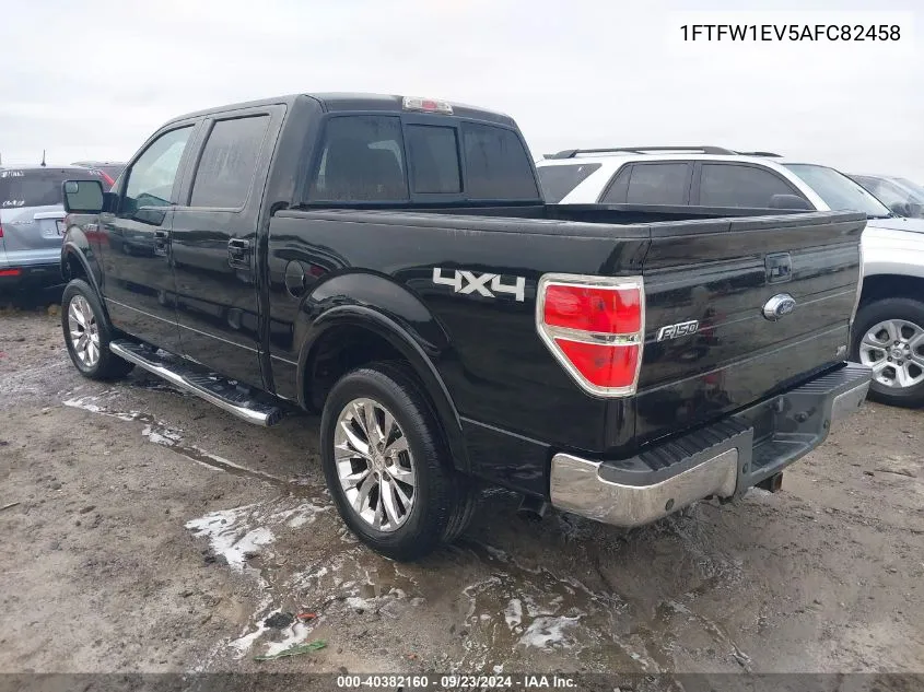 1FTFW1EV5AFC82458 2010 Ford F-150 Fx4/Harley-Davidson/King Ranch/Lariat/Platinum/Xl/Xlt