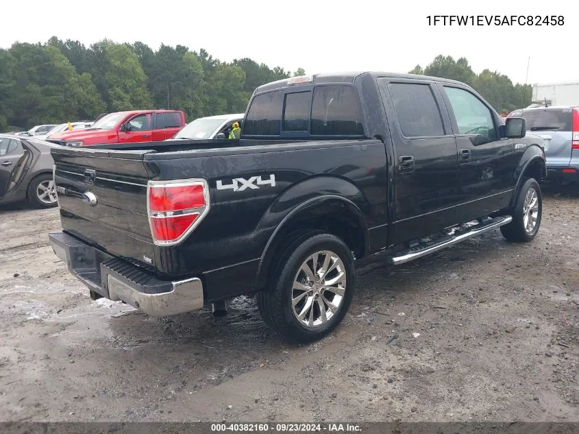 2010 Ford F-150 Fx4/Harley-Davidson/King Ranch/Lariat/Platinum/Xl/Xlt VIN: 1FTFW1EV5AFC82458 Lot: 40382160