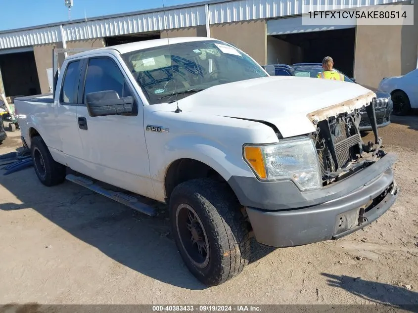 2010 Ford F-150 Fx2 Sport/Lariat/Xl/Xlt VIN: 1FTFX1CV5AKE80514 Lot: 40383433