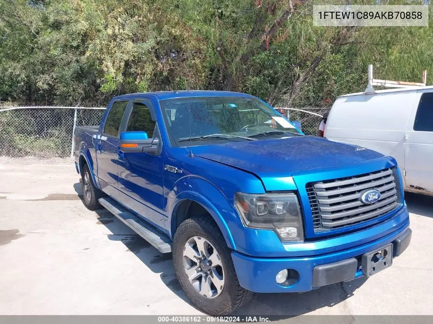 2010 Ford F-150 Fx2 Sport/Xl/Xlt VIN: 1FTEW1C89AKB70858 Lot: 40386162