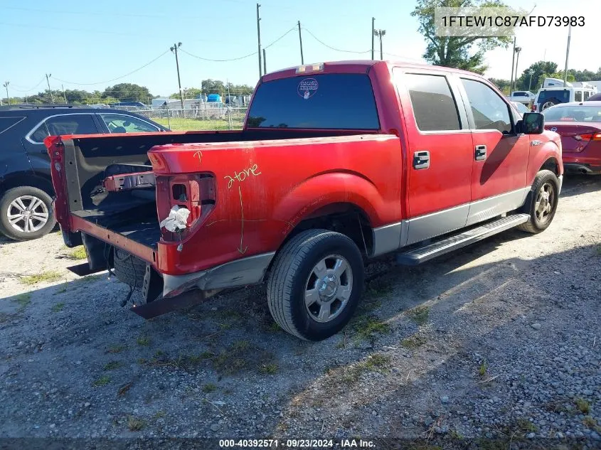 1FTEW1C87AFD73983 2010 Ford F-150 Supercrew