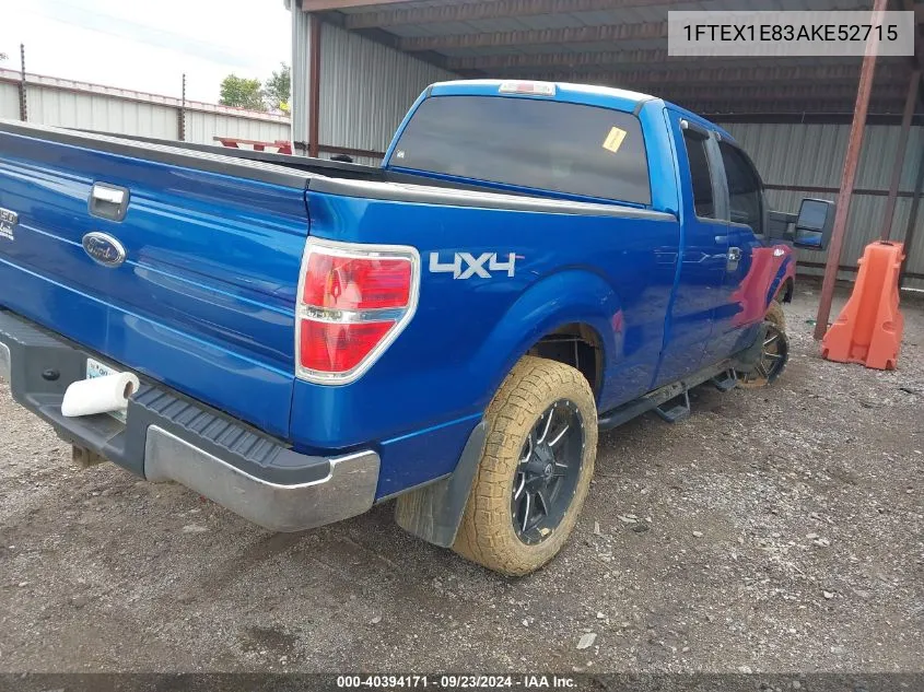 1FTEX1E83AKE52715 2010 Ford F-150 Stx/Xl/Xlt