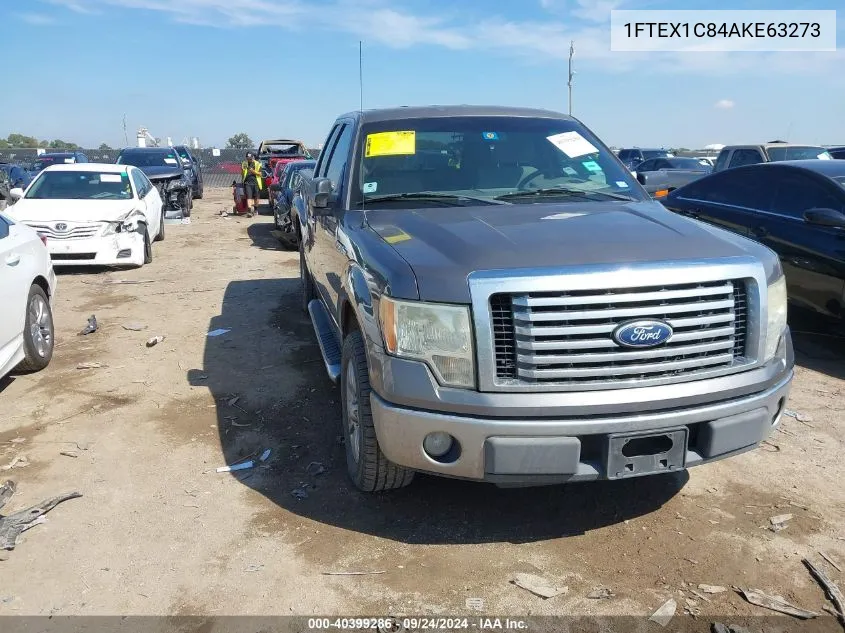 1FTEX1C84AKE63273 2010 Ford F-150 Super Cab