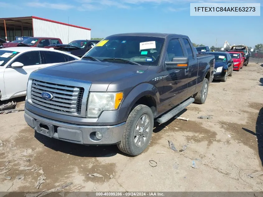 1FTEX1C84AKE63273 2010 Ford F-150 Super Cab