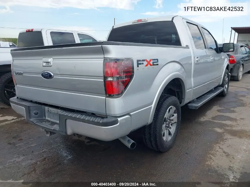 1FTEW1C83AKE42532 2010 Ford F-150 Fx2 Sport/Xl/Xlt