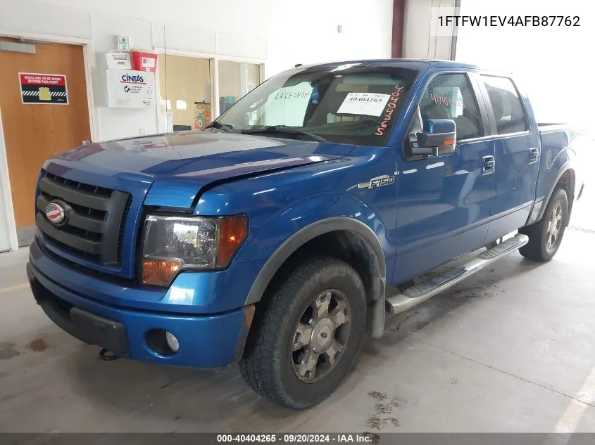 1FTFW1EV4AFB87762 2010 Ford F-150 Fx4/Harley-Davidson/King Ranch/Lariat/Platinum/Xl/Xlt