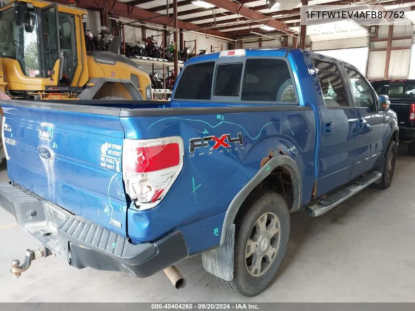 2010 Ford F-150 Fx4/Harley-Davidson/King Ranch/Lariat/Platinum/Xl/Xlt VIN: 1FTFW1EV4AFB87762 Lot: 40404265