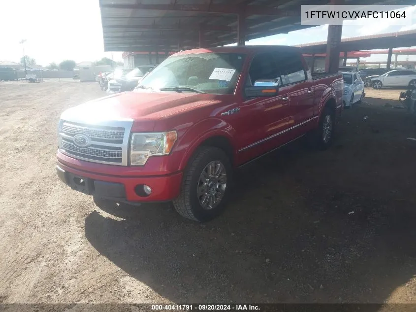 2010 Ford F-150 Platinum VIN: 1FTFW1CVXAFC11064 Lot: 40411791