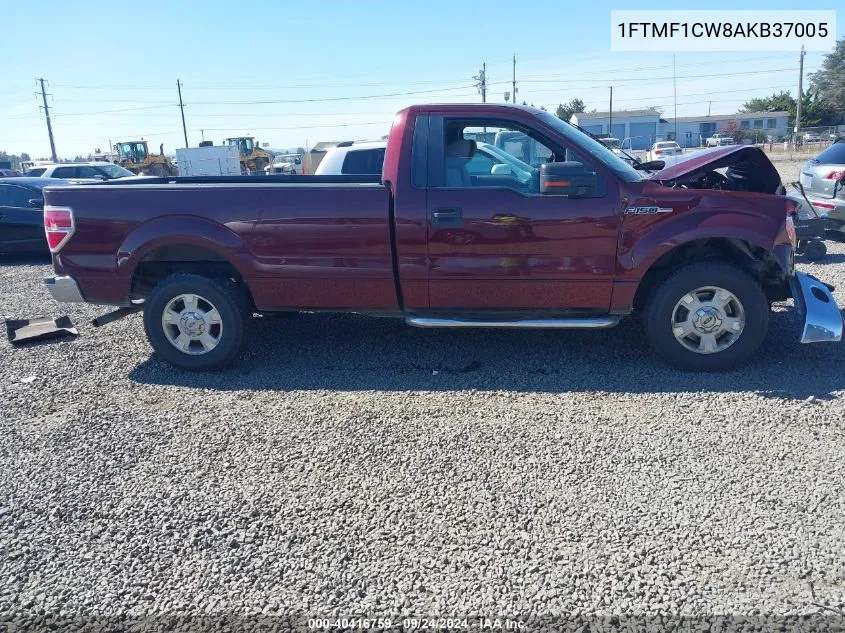 2010 Ford F-150 Stx/Xl/Xlt VIN: 1FTMF1CW8AKB37005 Lot: 40416759